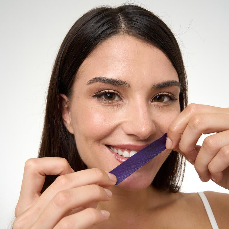 Elevate Your Smile with DRDENT Purple Teeth Whitening Strips - 7/21 Sessions for a Radiant, Enamel-Safe Shine - Perfect for Sensitive Teeth!