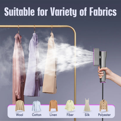 Ultimate 2-in-1 Portable Travel Steamer & Iron with 3 Adjustable Steam Levels for Effortless Garment Care