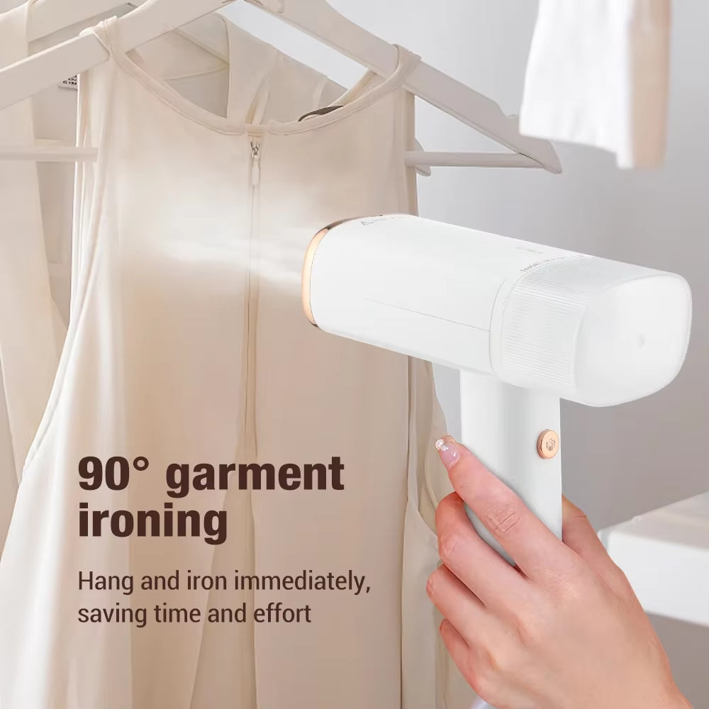 Transform Your Wardrobe with the 130Ml Handheld Fabric Steamer - Fast-Heat 1000W for Effortless Ironing at Home and On-the-Go